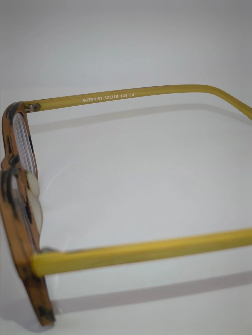 Botanist. Square Woodgrain Frame Acetate.
